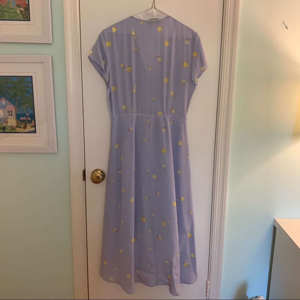 Intermix High-Low Floral Wrap Dress - Picture 5 of 8